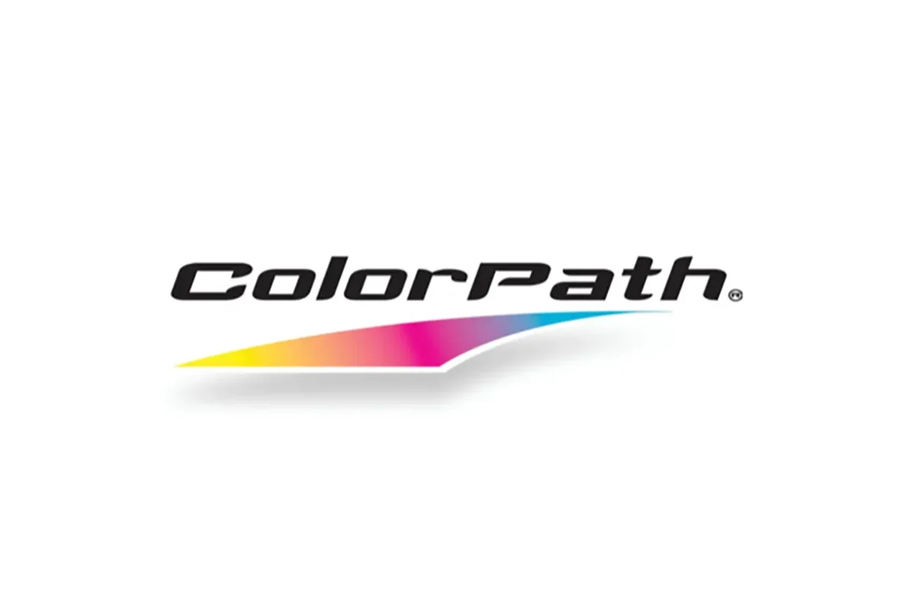 a color path logo on a white background